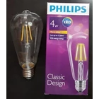 Bohlam LEDclassic Philips ST64 4W E27 Non DIM 2