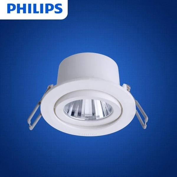 Lampu Spotlight LED PHILIPS Recessed RS022B 3W LED2 MB WH ENG - Warm White