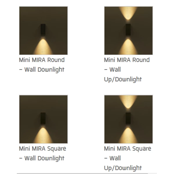 Unilamp Mira Wall Light