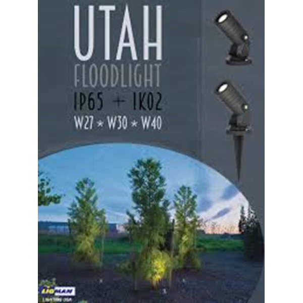 Lampu Sorot Taman Ligman Utah 2 UT-50562 (Version 2)