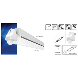 YLI VIP B LED Batten with IR Sensor and Dimmable