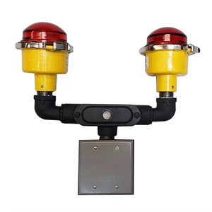 FEC Pole Mounted Dual Red Obstruction light