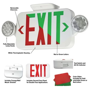 Lampu Emergency Hubbell CC Exit Sign light